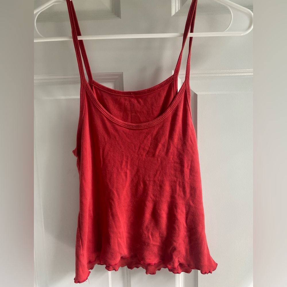 J Galt one size red tank top